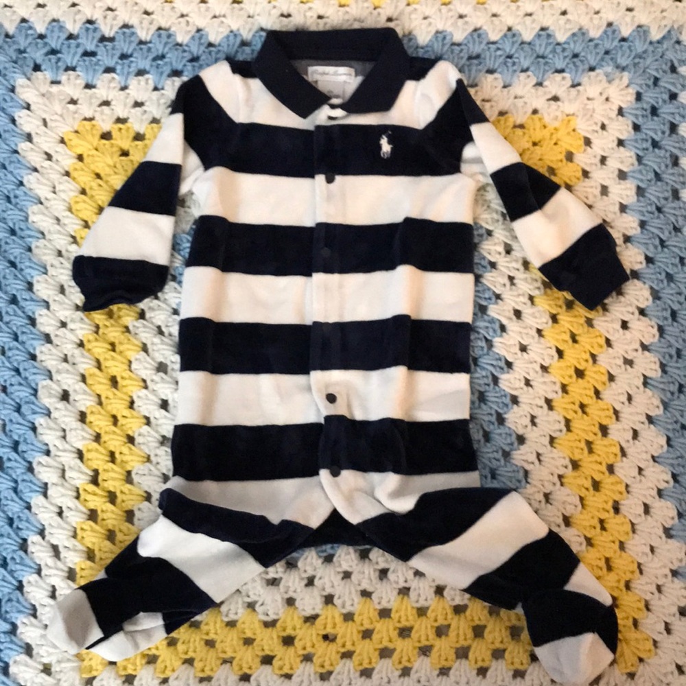 Ralph Lauren 6 month fleece pajamas